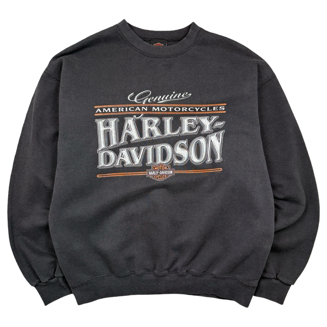 Vintage Harley Davidson Crewneck Black