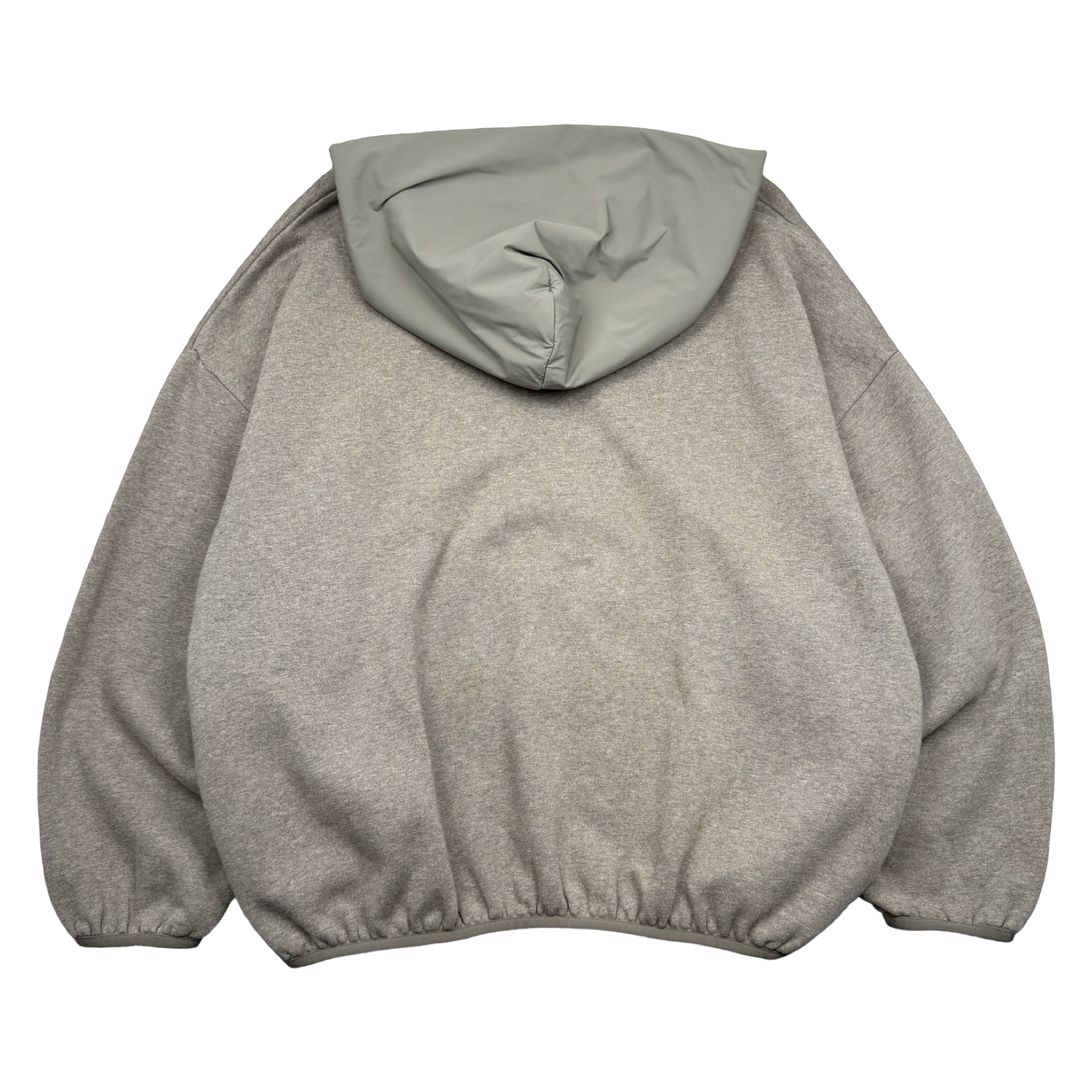 Fear Of God Essentials Nylon Fleece Hoodie Heather Grey/Dust (USED)