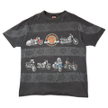 Vintage Harley Davidson 90th Anniversary Bikes Tee Black