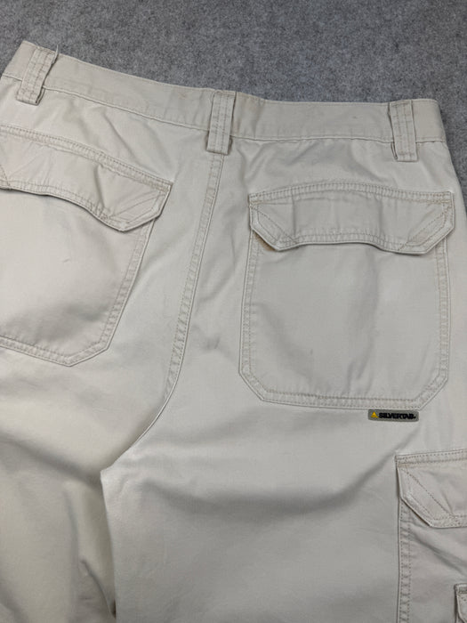 Levi's Silver Tab Multi Cargo Shorts Beige | Vitnage Clothing Store Canada