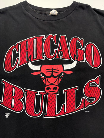 (XXL) Vintage 90s Chicago Bulls Tee Black