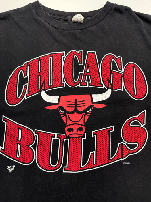 (XXL) Vintage 90s Chicago Bulls Tee Black | Vitnage Clothing Store Canada