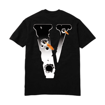 Vlone x Pop Smoke Hawk Em Tee Black