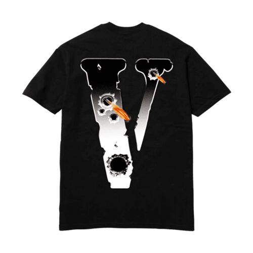 Vlone x Pop Smoke Hawk Em Tee Black | Vintage Clothing Store Canada