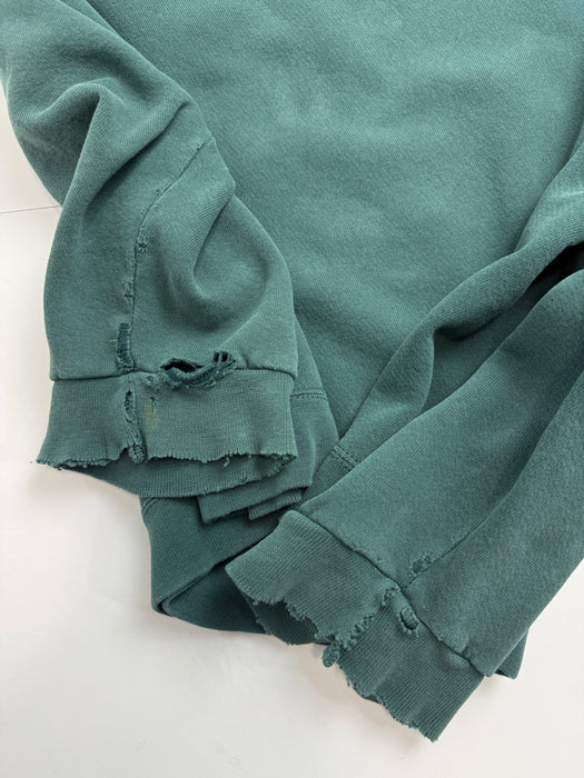 Vintage 90s Nike Mini Side Swoosh Sweatshirt Green | Vitnage Clothing Store Canada