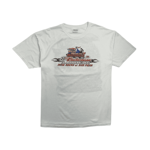 (XL) Vintage '05 Rocky Mountain NHRA Tee White | Vintage Clothing Store Canada