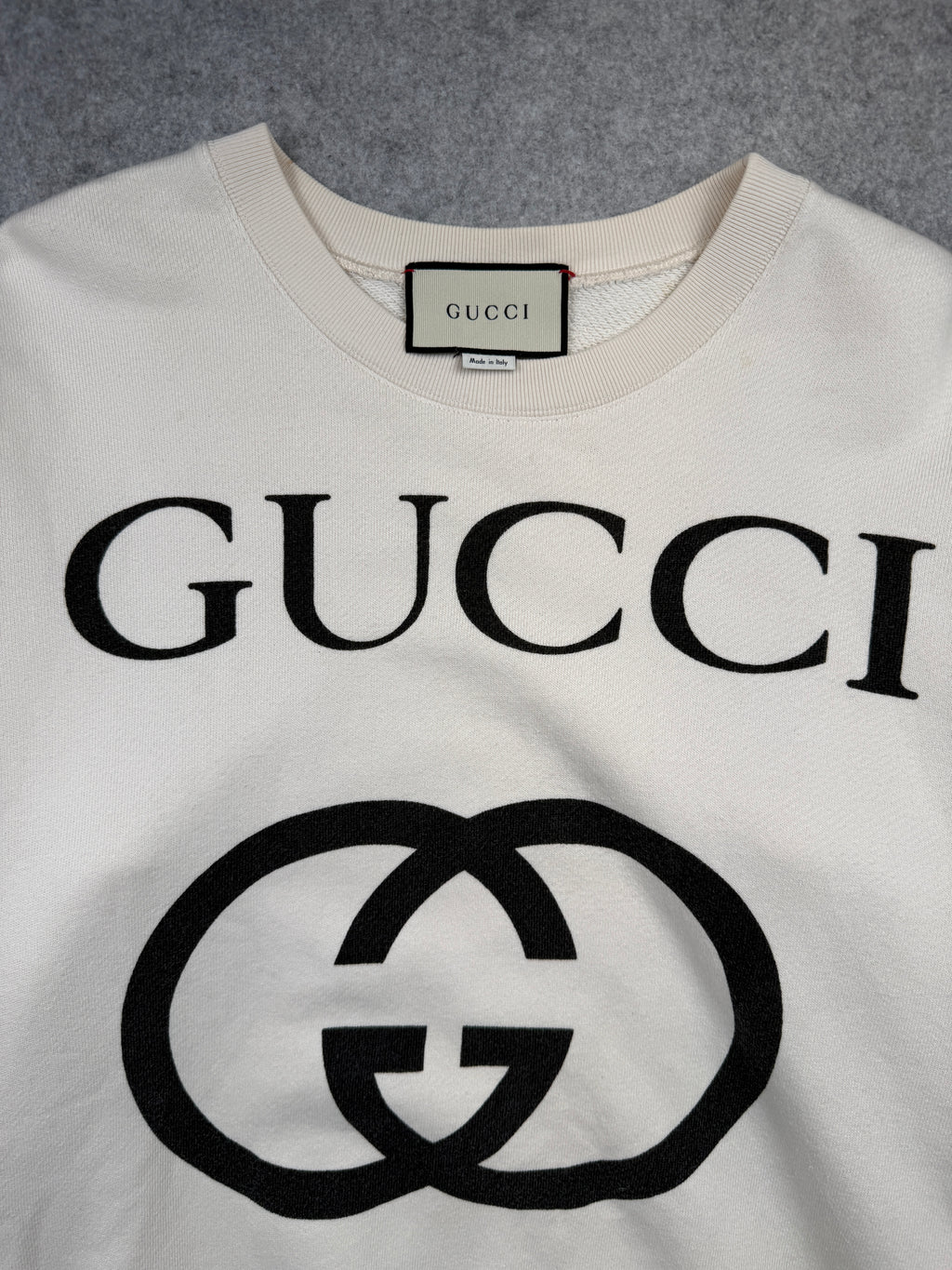 Gucci Interlocking Logo Sweatshirt Off-white