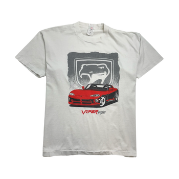 Vintage 90s Dodge Viper Tee White