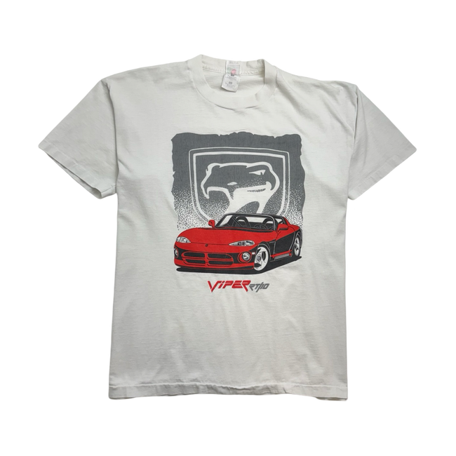 Vintage 90s Dodge Viper Tee White