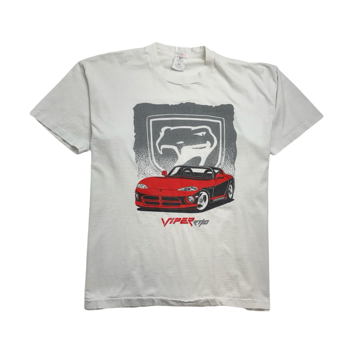 Vintage 90s Dodge Viper Tee White | Vitnage Clothing Store Canada