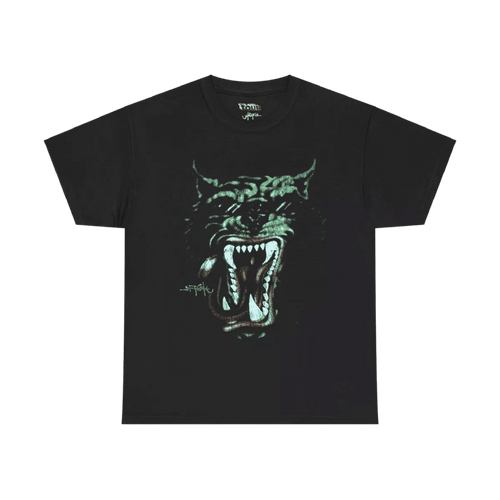 Travis Scott Green Hyena Tour Tee Black | Vintage Clothing Store Canada