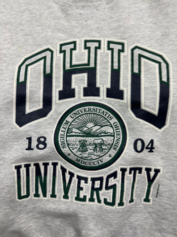 (M) Vintage Ohio University Sweatshirt Light Grey