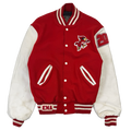 VIntage MHS Athletic Trainer Varsity Jacket Red