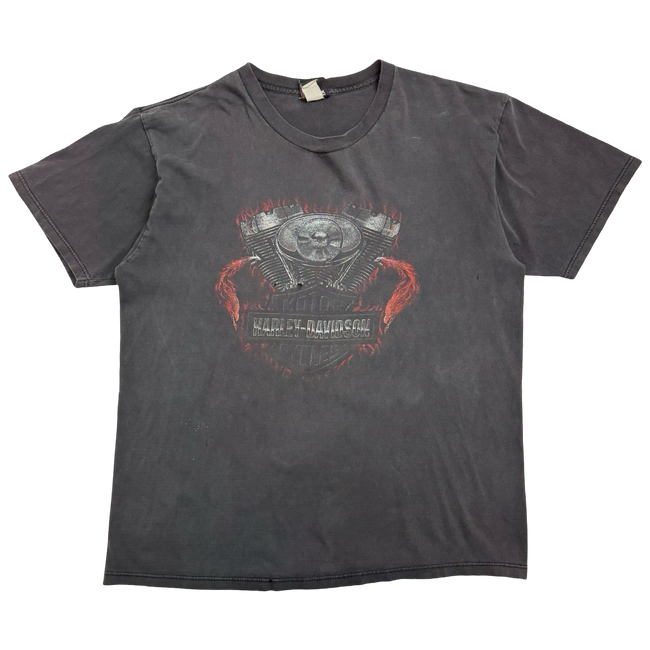Vintage 2000s Harley Davidson Wisconsin Tee Black