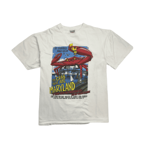 (XL) Vintage '96 Crab That Ate the Maryland Tee White | Vintage Clothing Store Canada