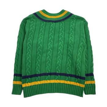 (L) Vintage GAP Textured Knit Sweater Green