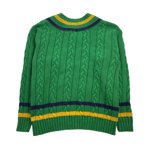 (L) Vintage GAP Textured Knit Sweater Green | Vintage Clothing Store Canada