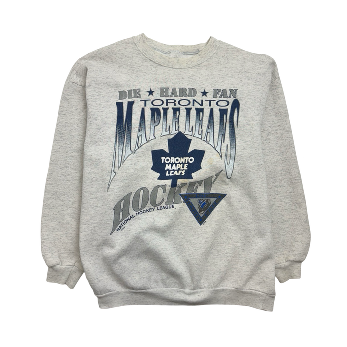 (XL) Vintage Toronto Maple Leafs Sweatshirt Grey | Vitnage Clothing Store Canada