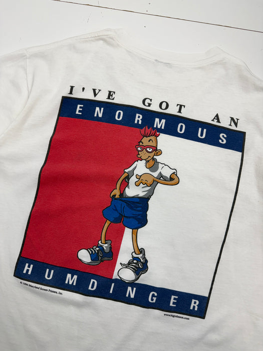 1990’s Enormous Humdinger Tee White | Vitnage Clothing Store Canada