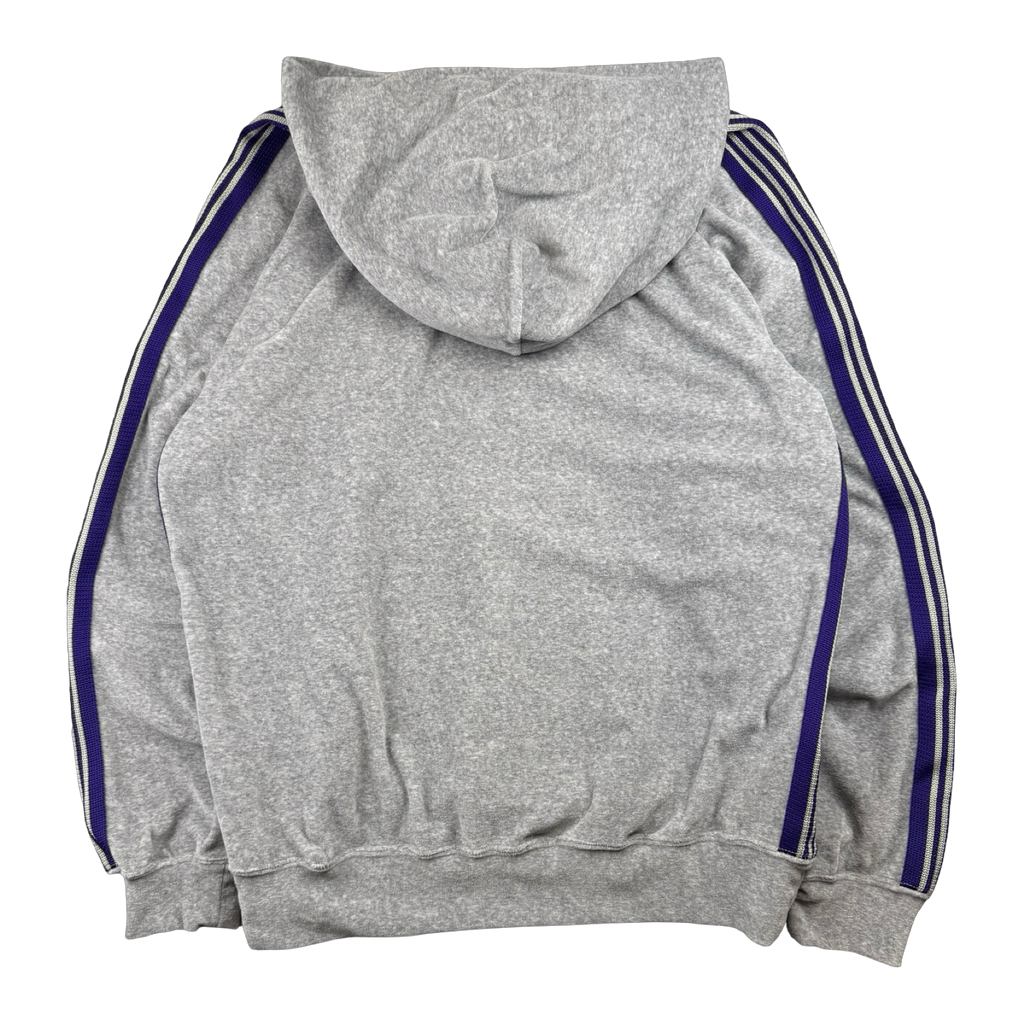 Needles Narrow Track Hoody Velour SS22 Grey