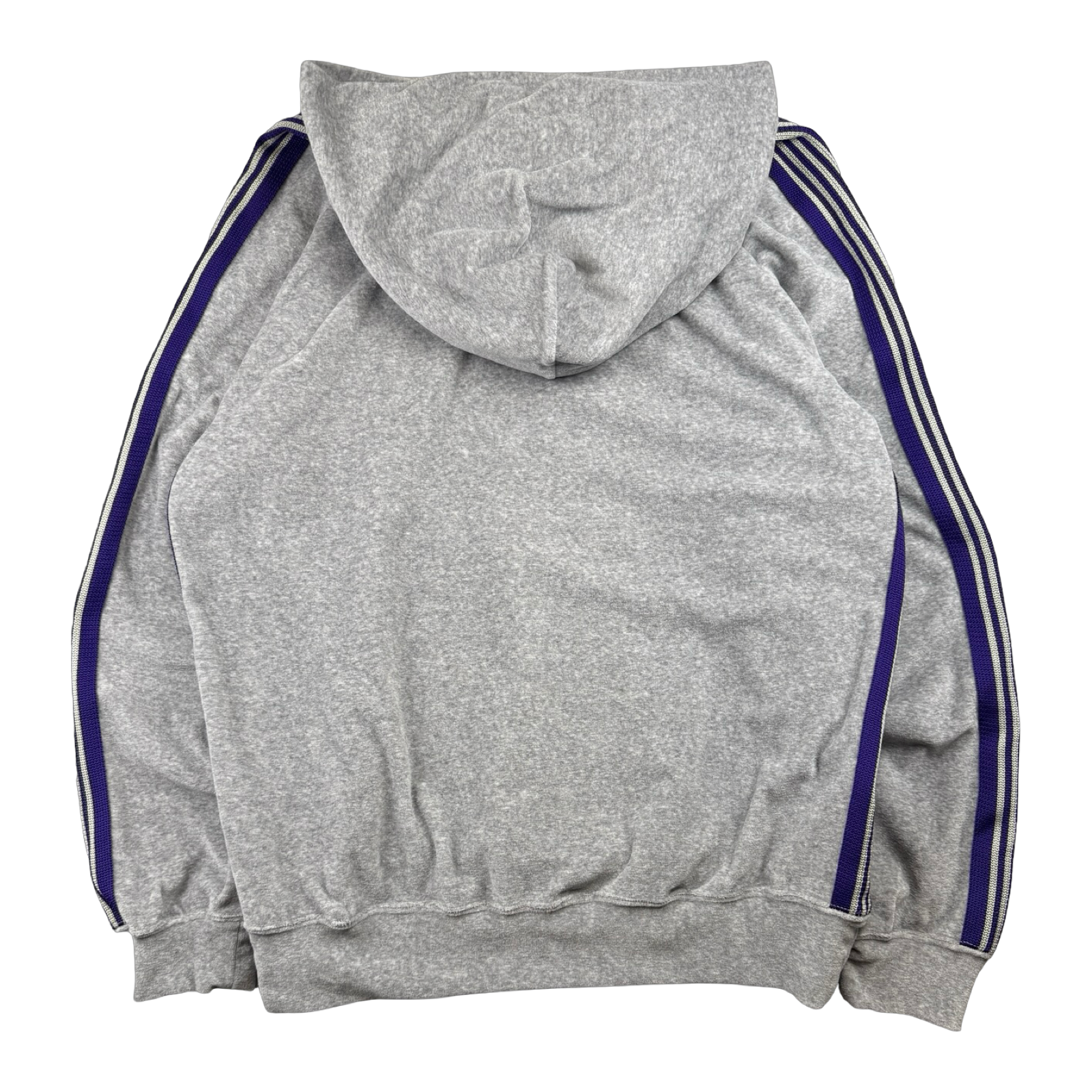Needles Narrow Track Hoody Velour SS22 Grey