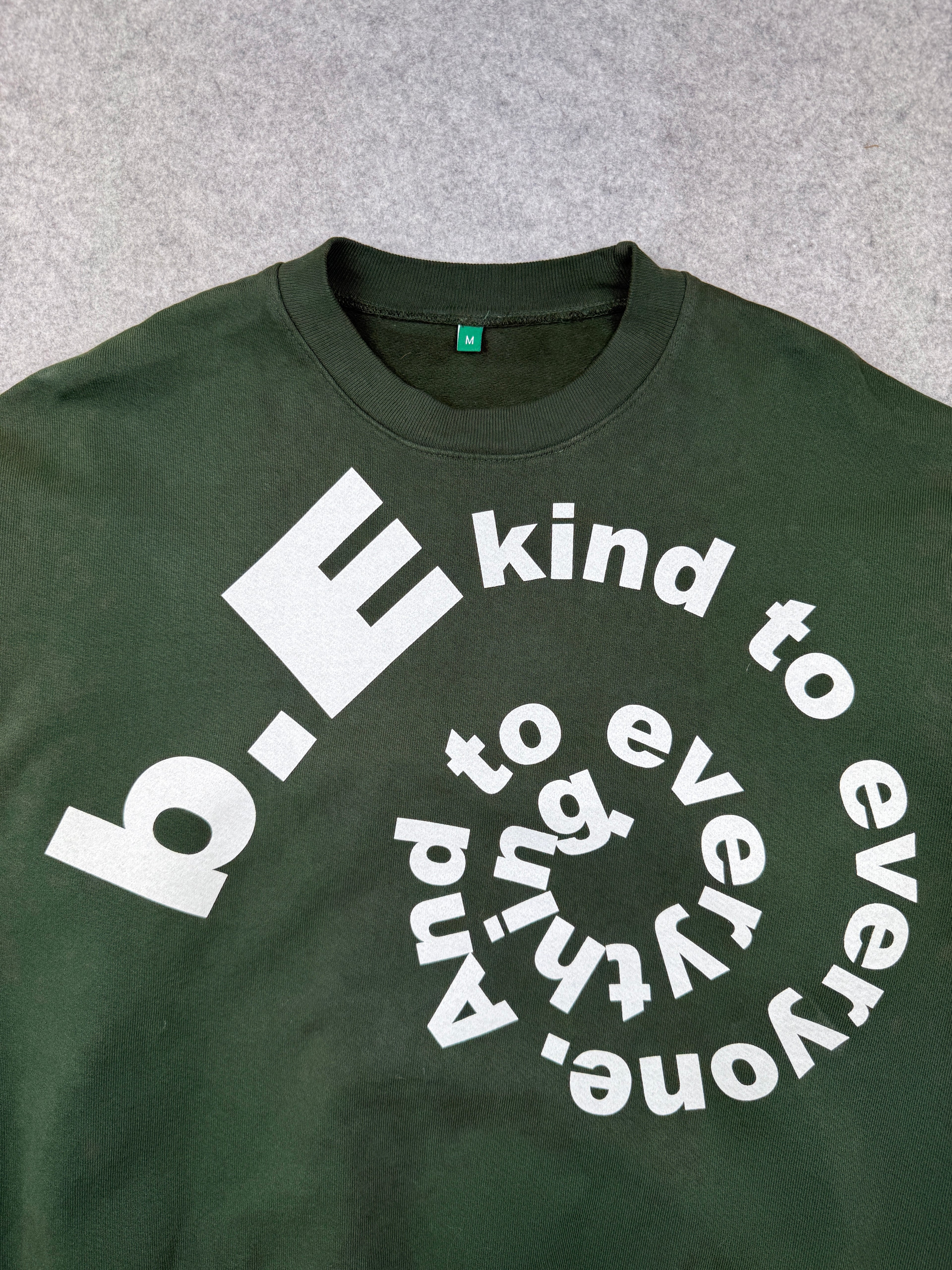 b.EAUTIFUL b.E Kind Swril Crewneck Green (USED)