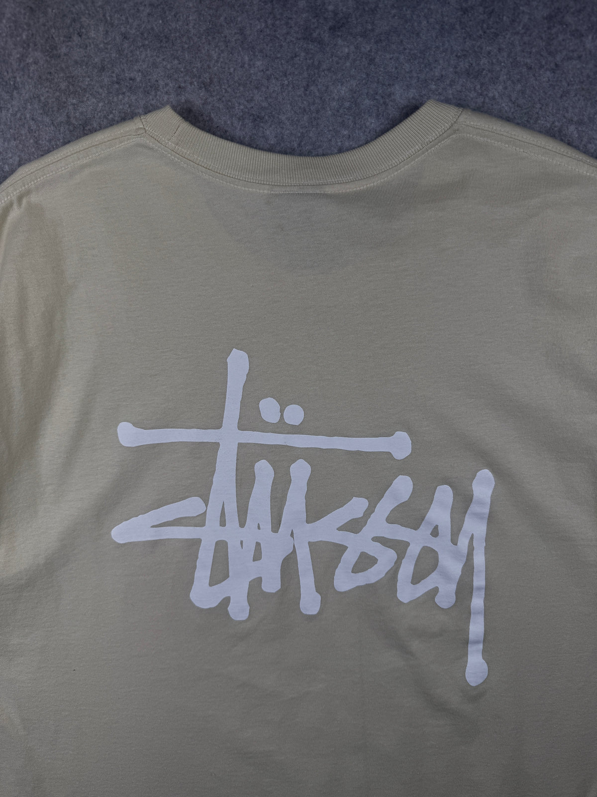Stussy Basic Tee Bone (USED)