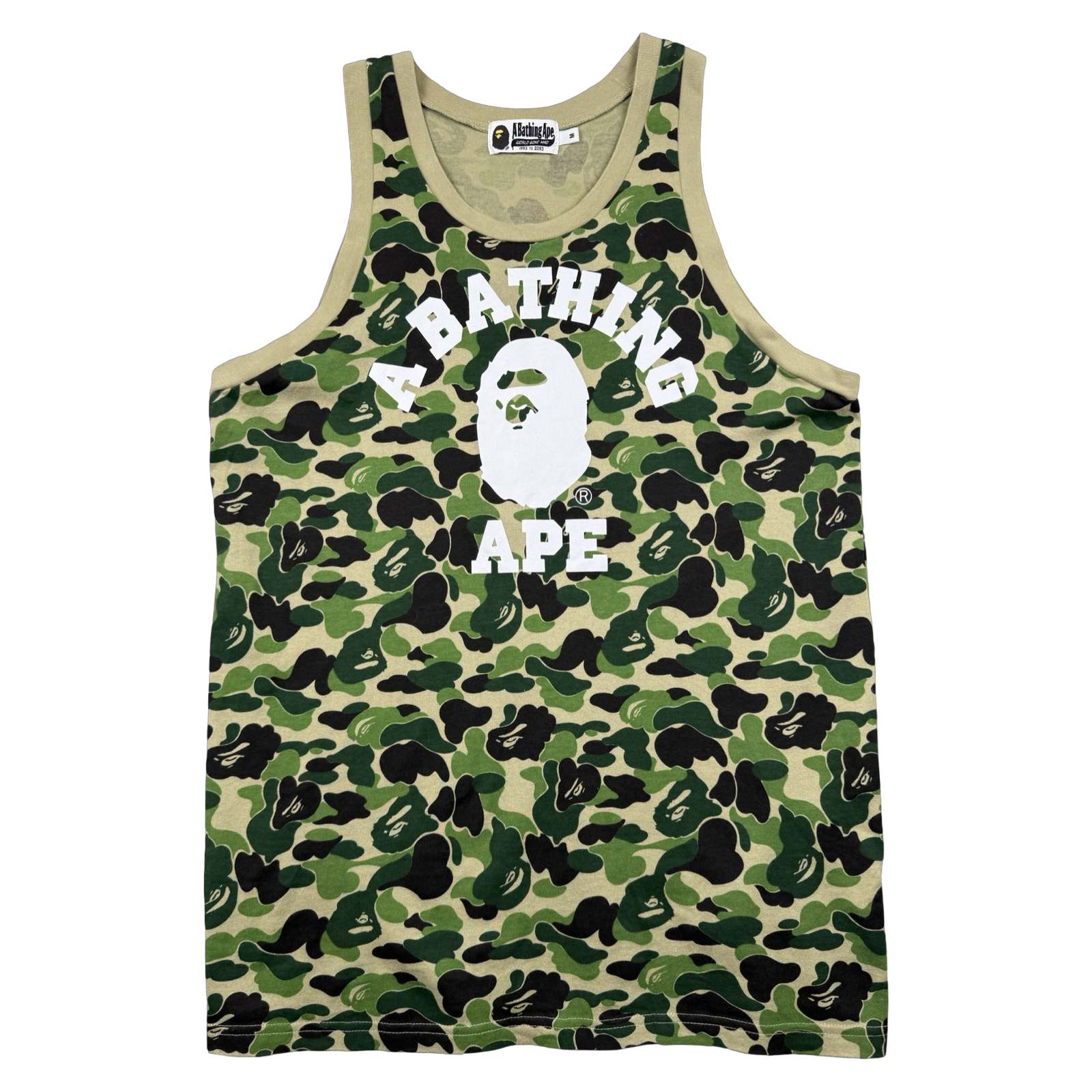 BAPE ABC Tank Top Green (USED)