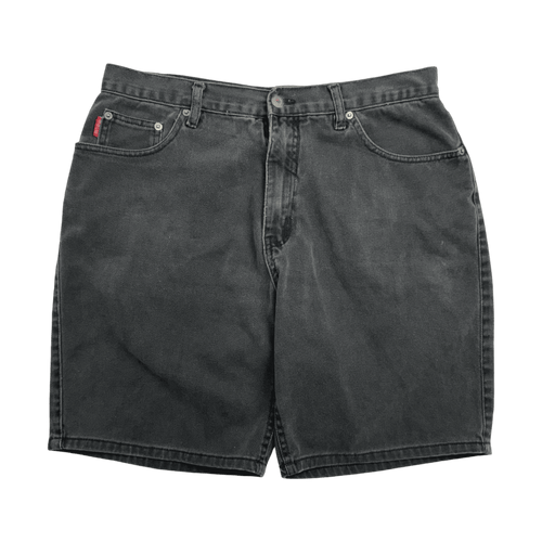 (34) Vintage 2000s Bugle Boy Jeans Denim Shorts Black | Vintage Clothing Store Canada