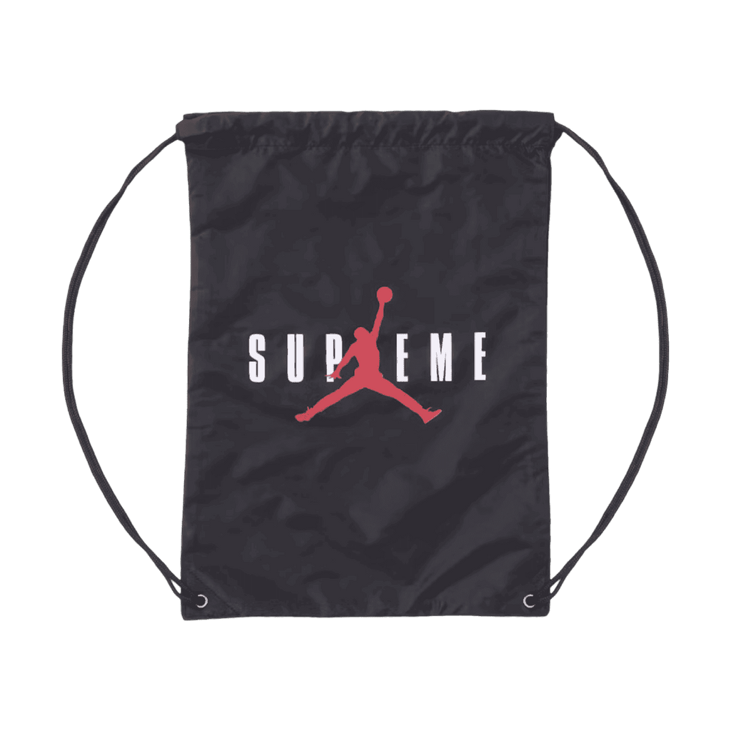 Supreme Jordan Drawstring Bag Black