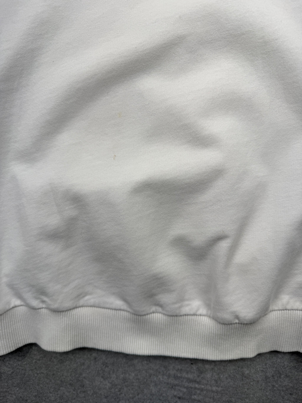 Balmain Gold Logo Sweatshirt White