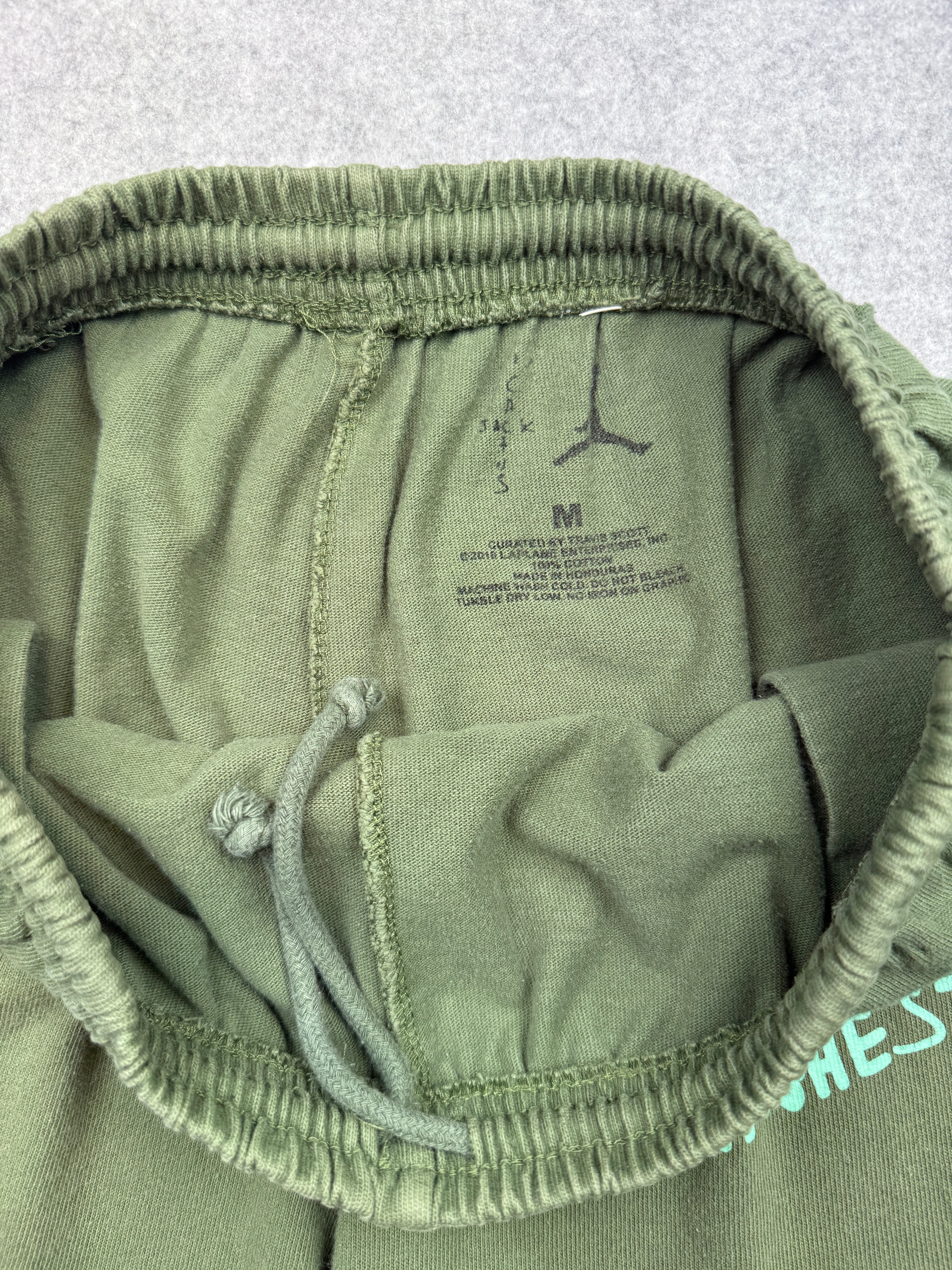 Travis Scott x Jordan Cactus Jack Highest Sweatshort Olive (USED)