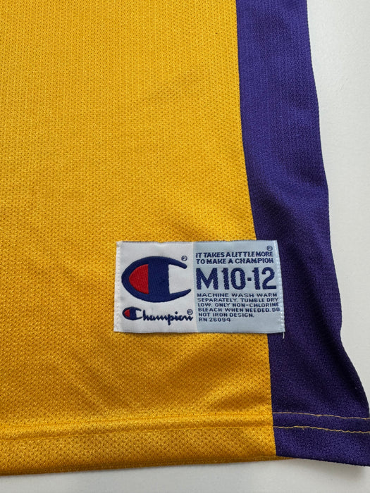 (XXS) Vintage Champion LA Lakers Kobe Bryant Jersey Yellow | Vitnage Clothing Store Canada