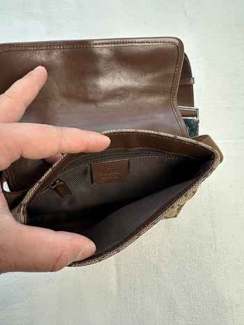 Gucci GG Canvas Jackie Belt Bag Brown