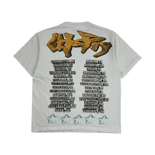 Travis Scott Circus Maximus Skitzo Tour Tee White | Vintage Clothing Store Canada