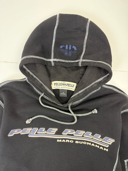 Vintage Pelle Pelle Marc Buchanan Hoodie Black | Vitnage Clothing Store Canada