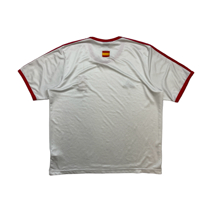 Vintage '03 Adidas Spain Jersey White | Vitnage Clothing Store Canada