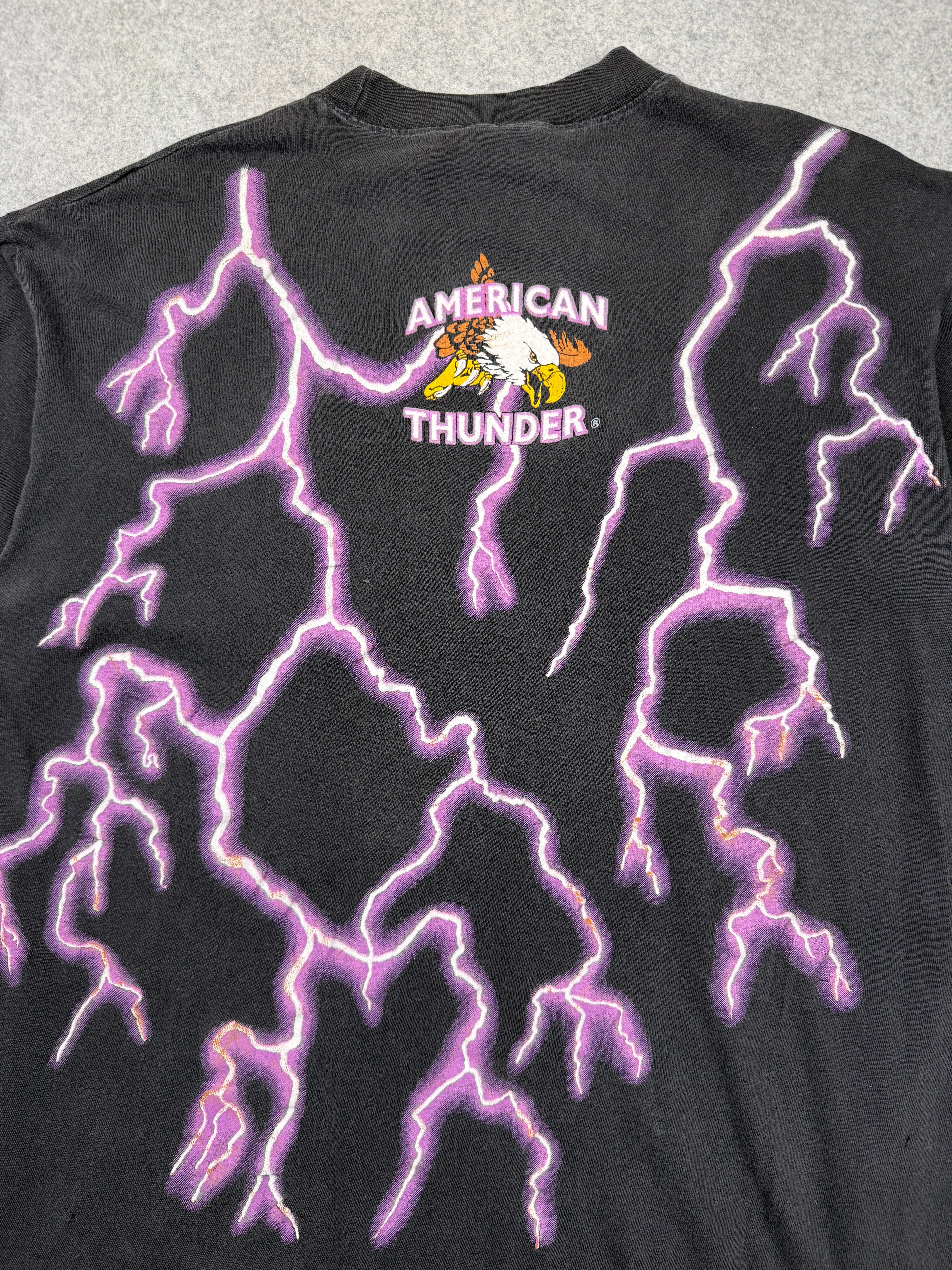 Vintage American Thunder Leader Of The Pack Tee Black