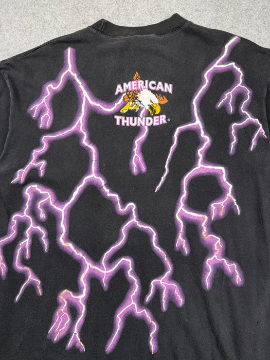 Vintage American Thunder Leader Of The Pack Tee Black | Vitnage Clothing Store Canada