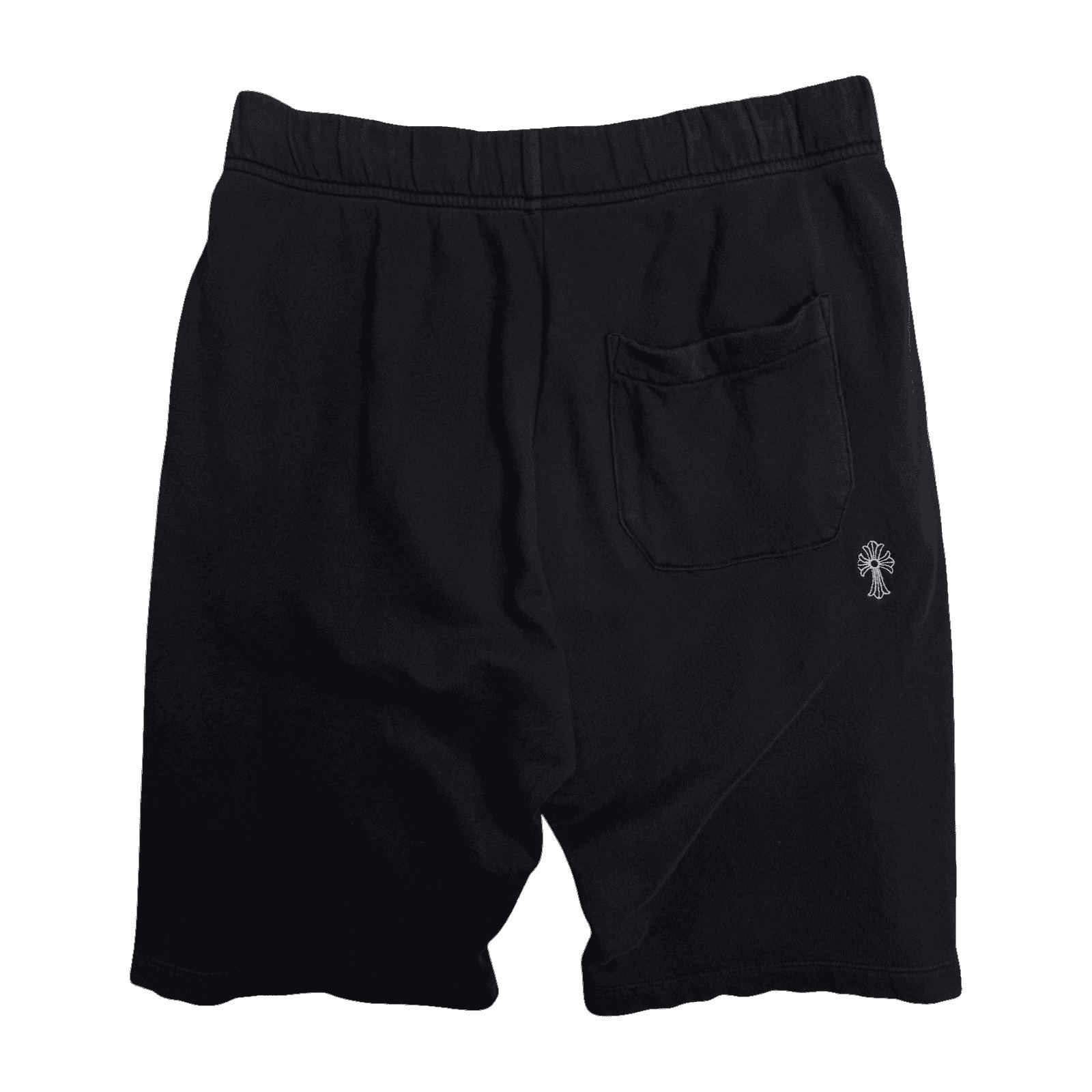 Chrome Hearts Embroidered Vertical Logo Shorts Black
