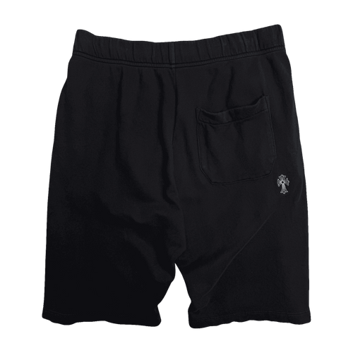 Chrome Hearts Embroidered Vertical Logo Shorts Black
