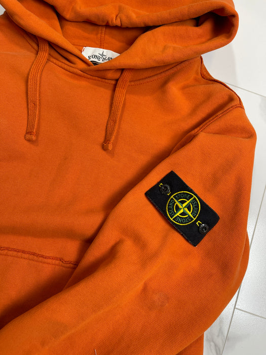 Stone Island Pullover Hoodie Orange (USED) | Vitnage Clothing Store Canada