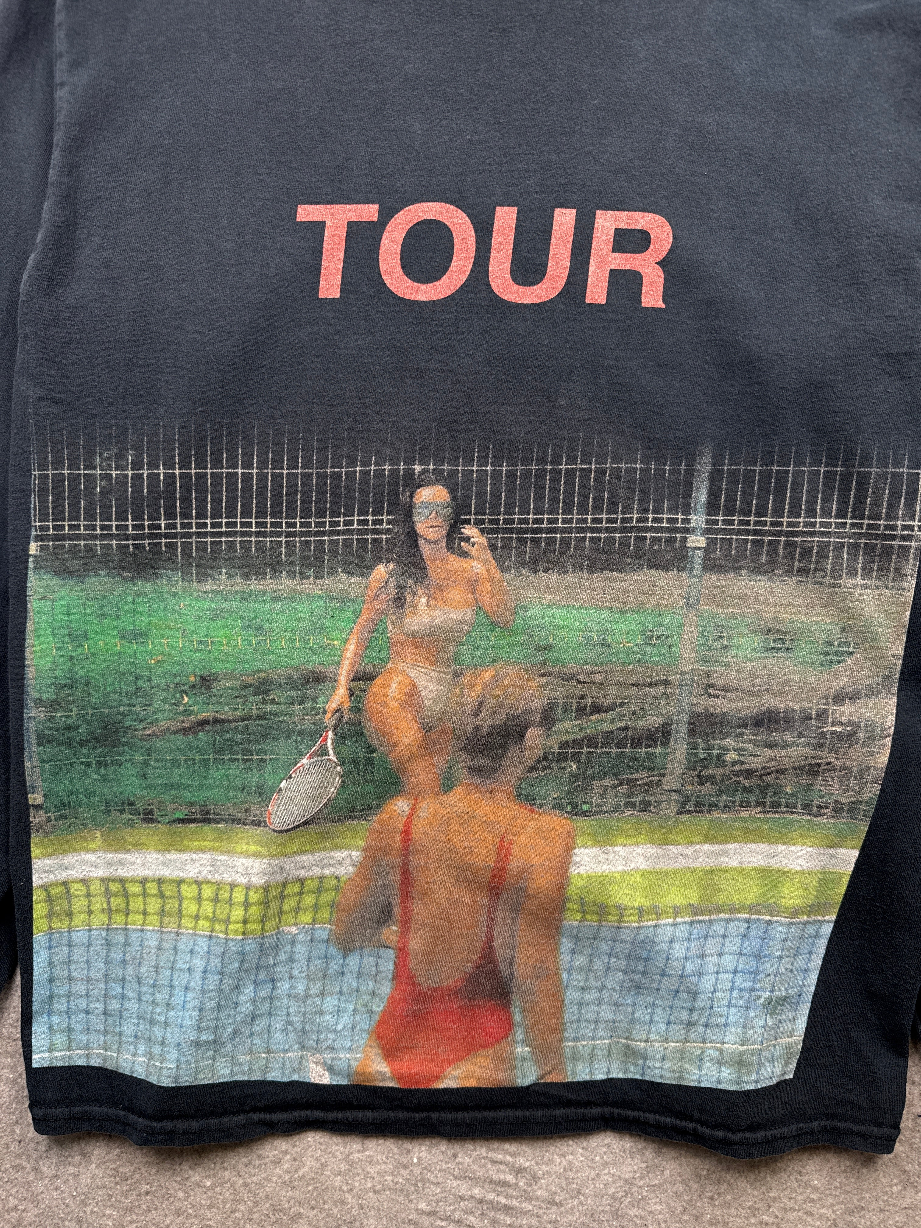 Kanye West Saint Pablo Kim K Tour L/S Tee Black