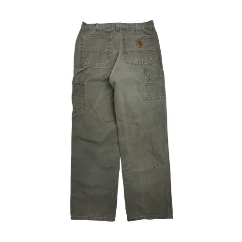 Vintage Carhartt Carpenter Pants Green | Vintage Clothing Store Canada