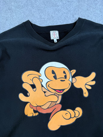 Vintage BAPE Baby Milo Monkey Sweatshirt Black
