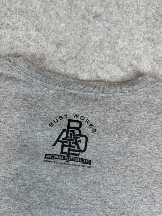 BAPE Archive Graphic #2 Tee Grey (USED) | Vitnage Clothing Store Canada