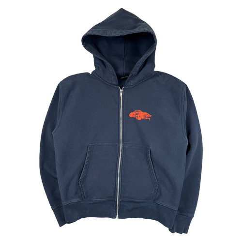 Stussy Hypnos Zip Up Hoodie Navy (USED) | Vintage Clothing Store Canada