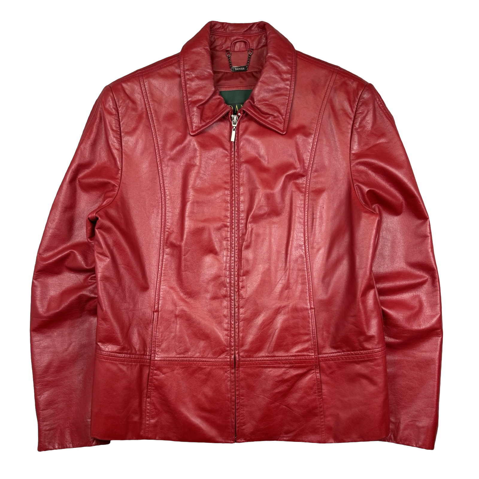 Women’s Vintage Danier Leather Jacket Red (USED)