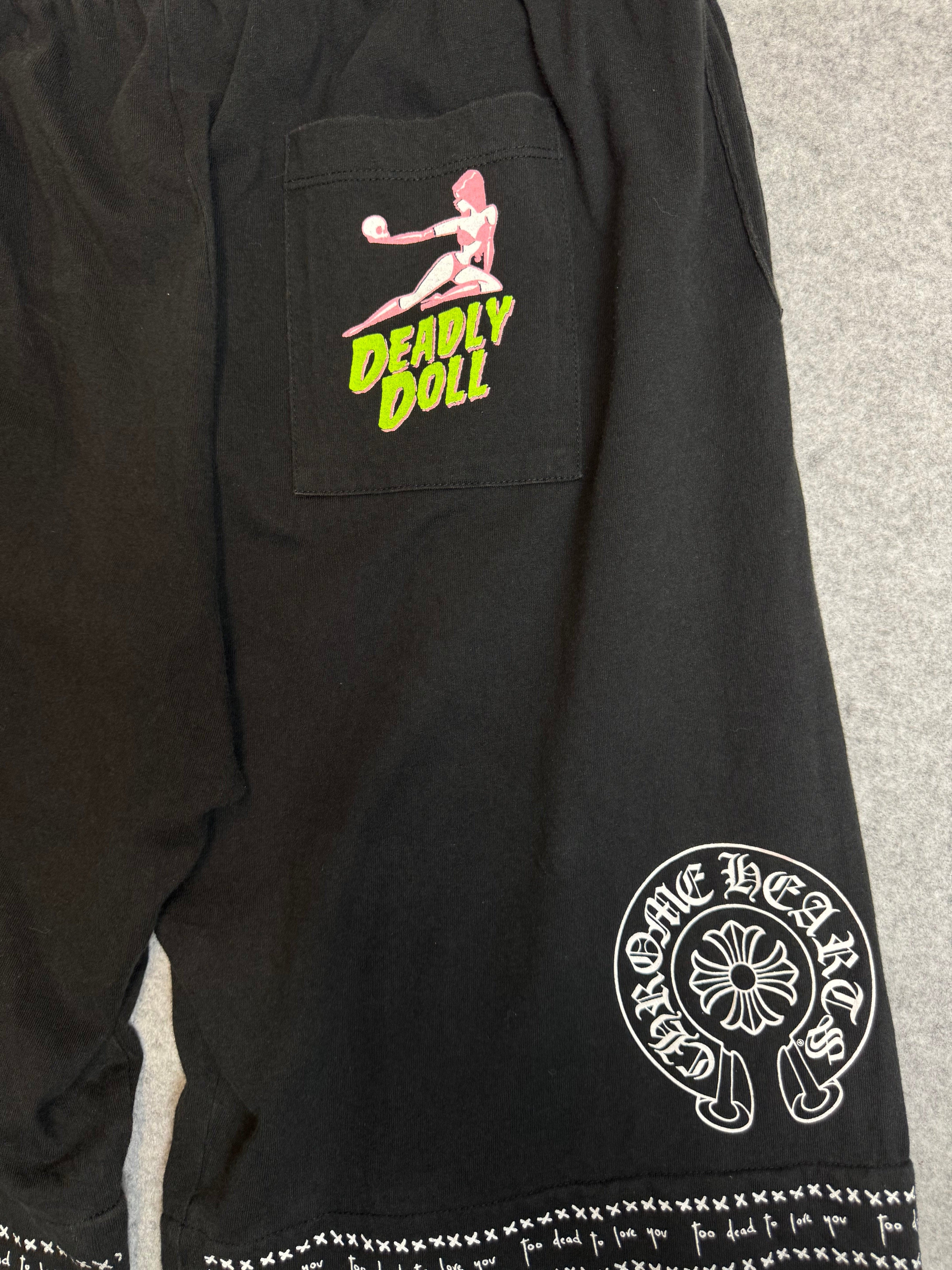 Chrome Hearts Deadly Doll Sweatpants Black
