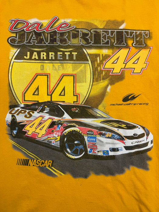 Vintage Dale Jarrett Racing Tee Yellow | Vitnage Clothing Store Canada